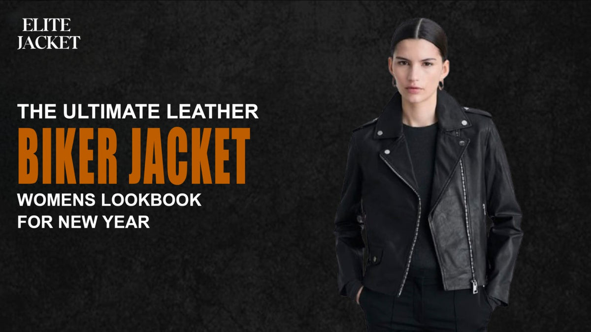 Leather Biker Jackets Women’s Lookbook for New Year – Elite Jacket