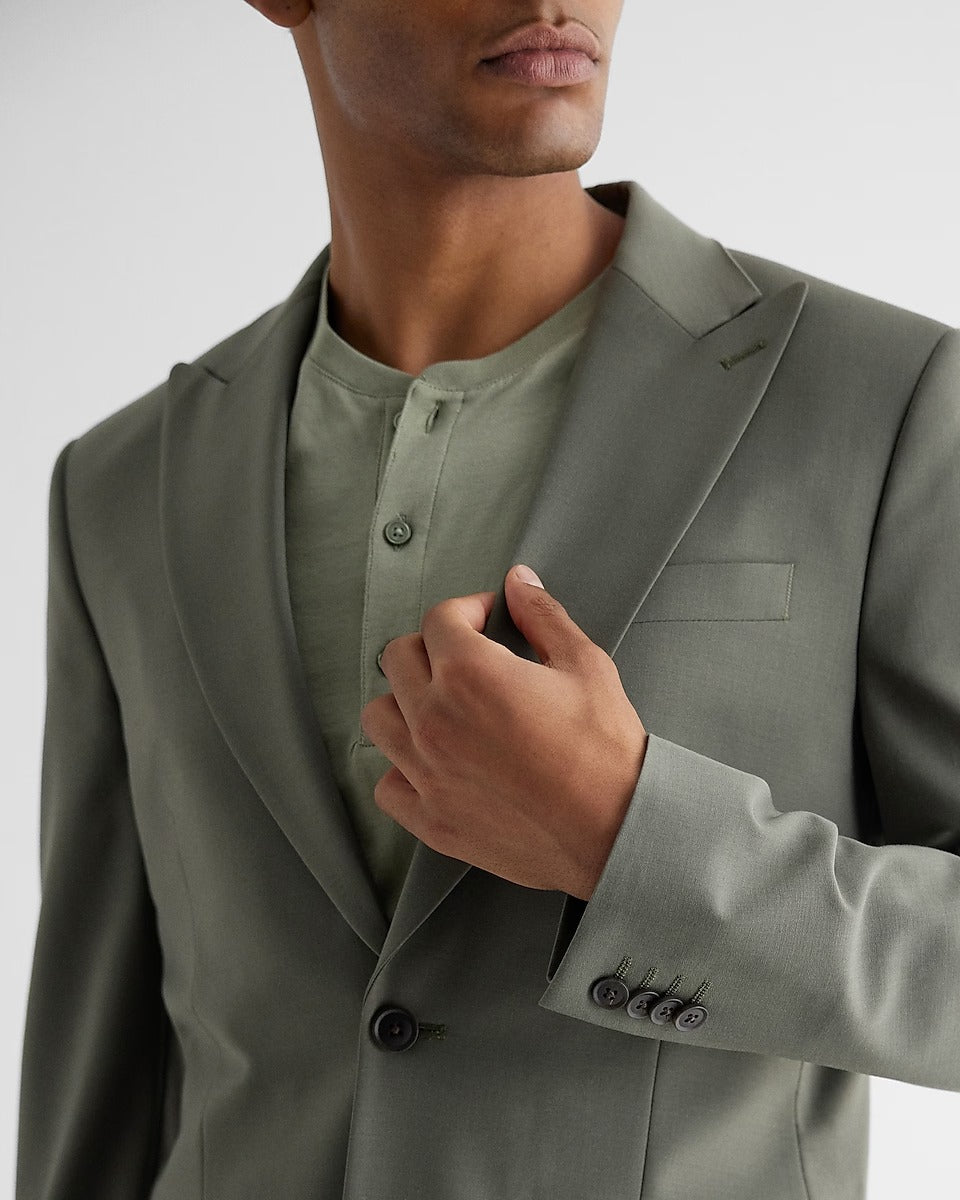 Mens Olive Green Tuxedo Suit | Elite Premium Collection