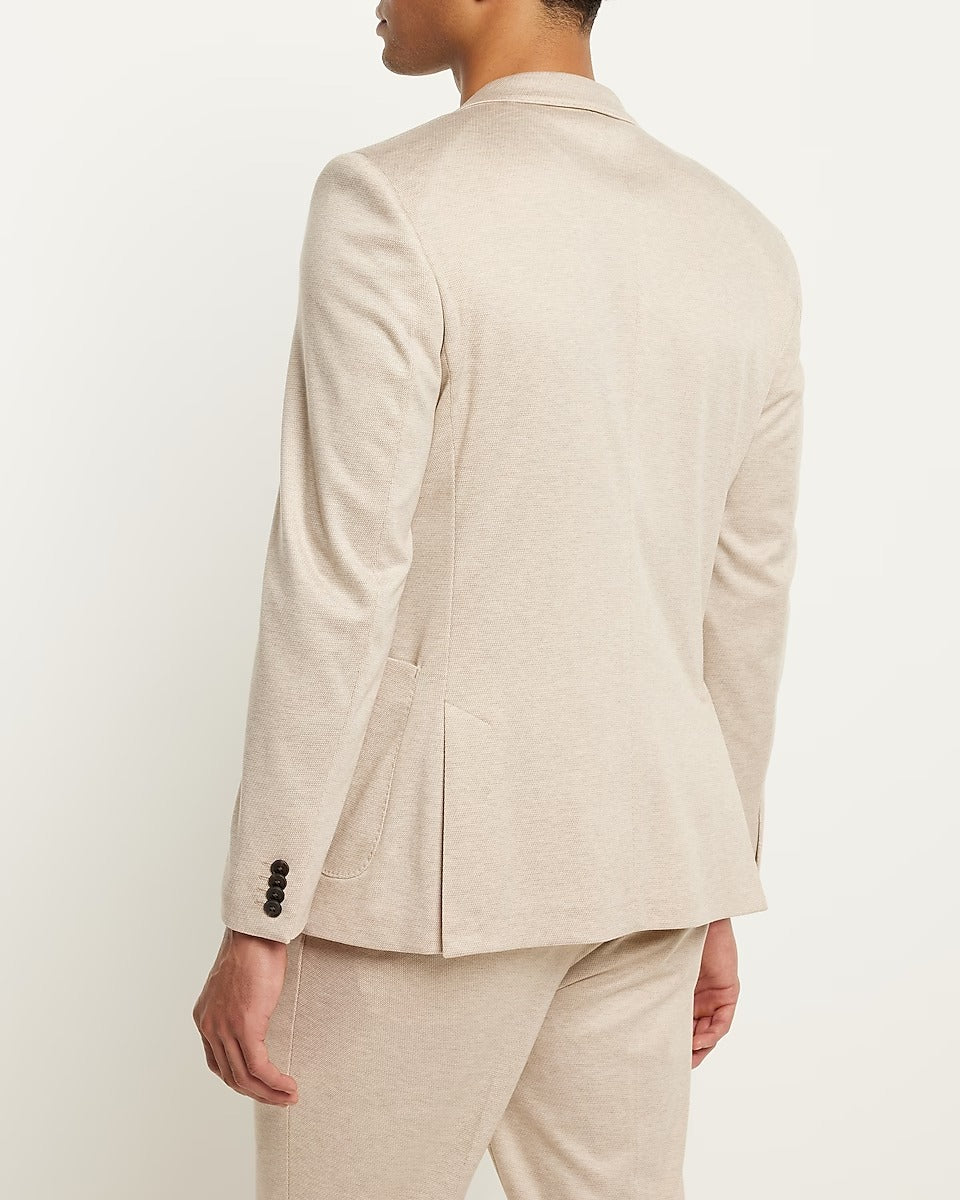 Mens Almond White Tuxedo Suit | Elite Jacket