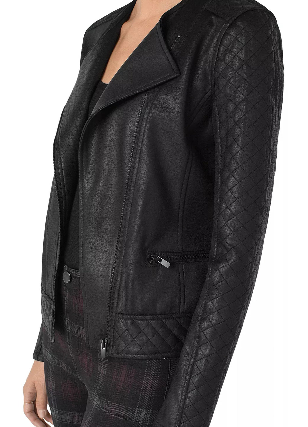 Womens Vintage Black Biker Leather Jacket | Shop Now!