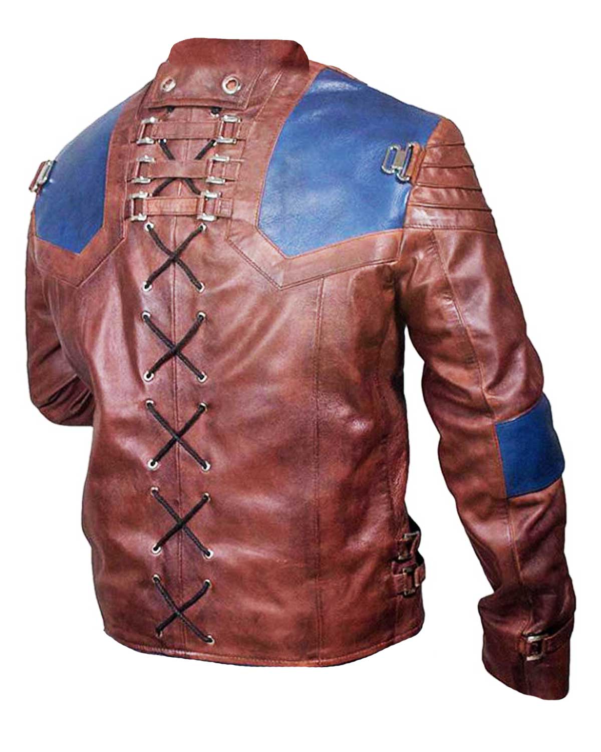 Krypton Camron Cuffe Seg Brown Distressed Jacket | Elite Jacket