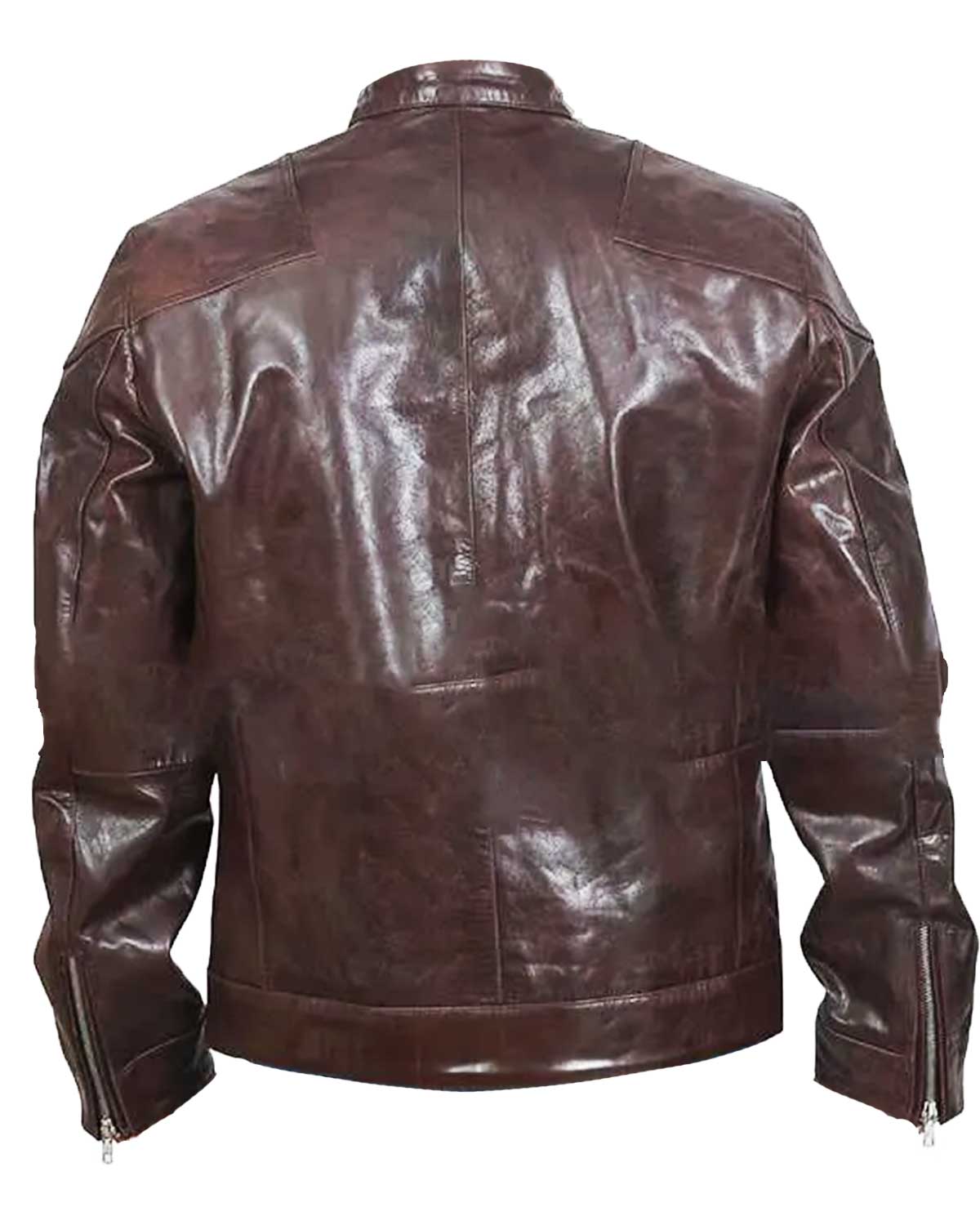Tom Hardy Venom Eddie Brock Brown Leather Jacket | Elite Jacket