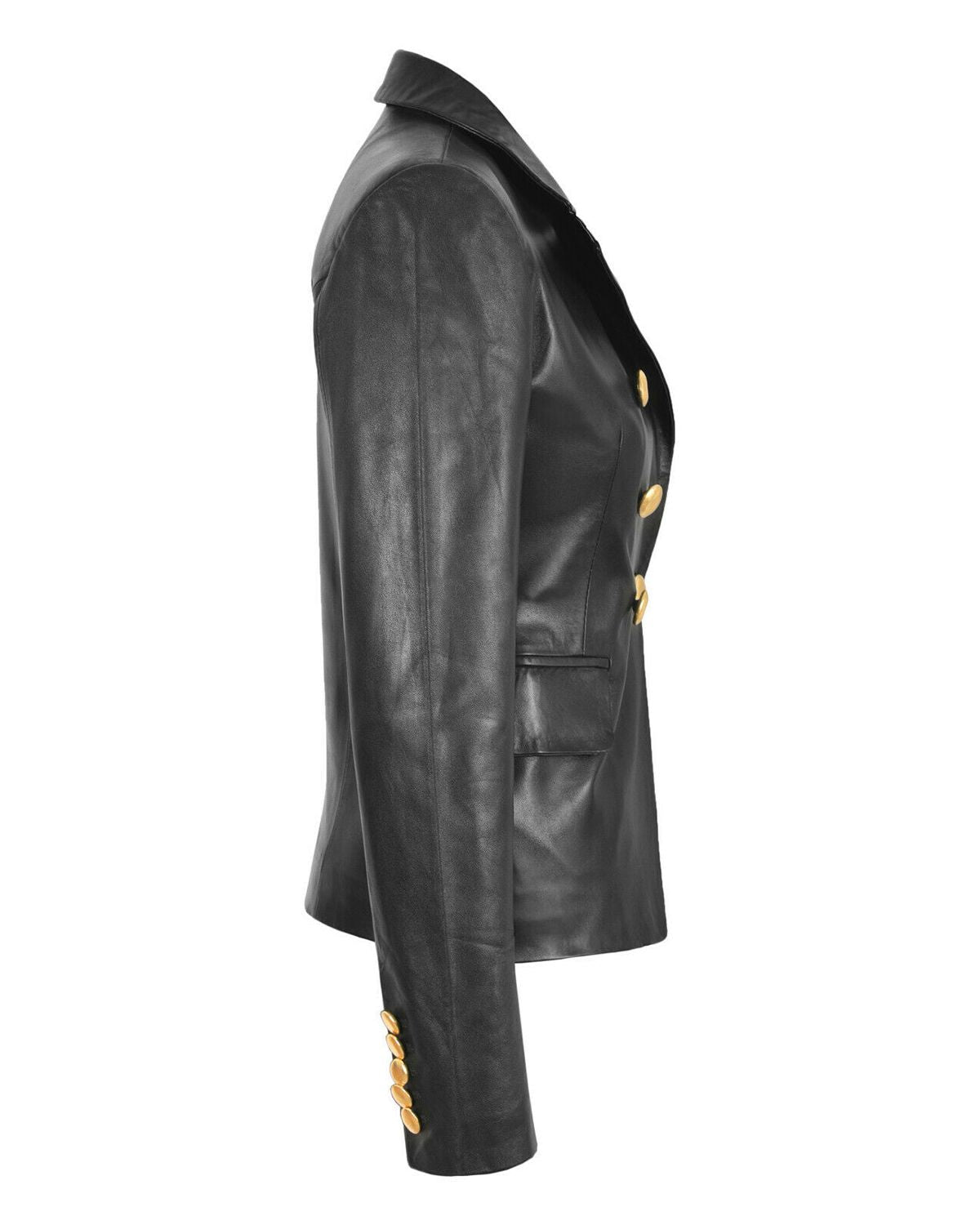 Black Double Breasted Blazer For Women | Elite Jacket