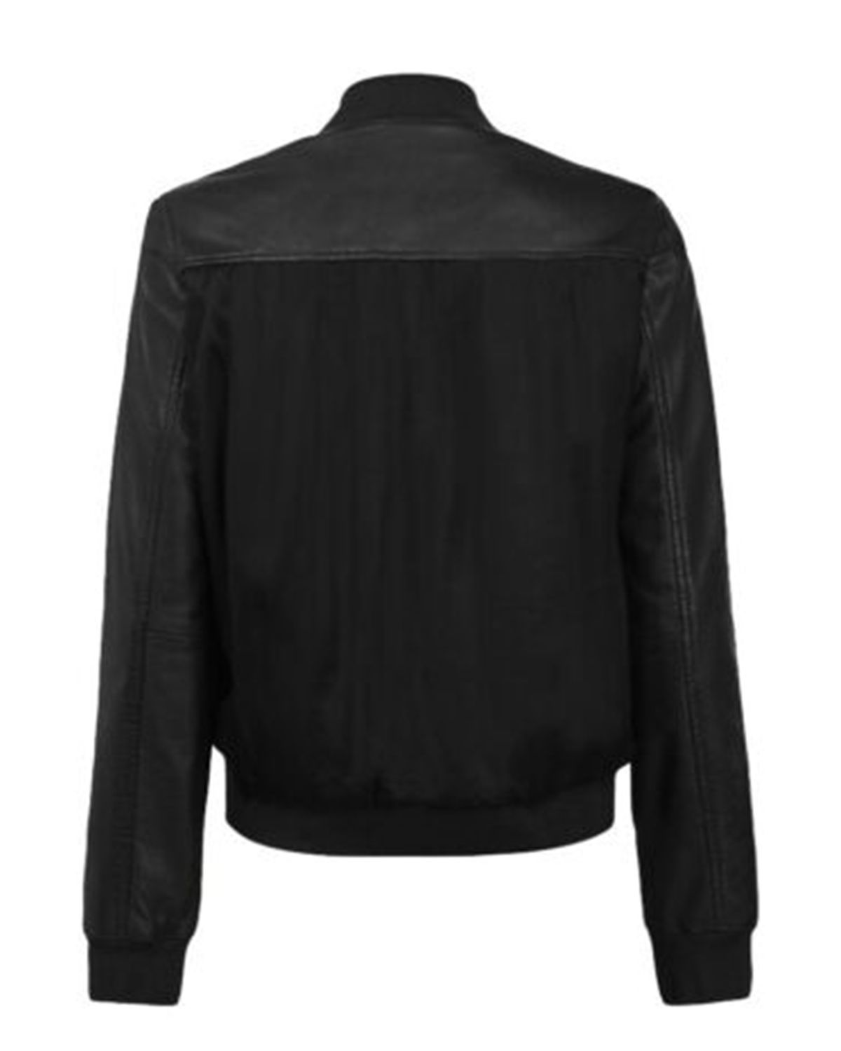 Black Elegant Bomber Jacket For Women's | Elite Jacket