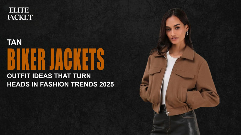 Tan Biker Jacket Outfit Ideas That Turn Heads in Fashion Trends 2025