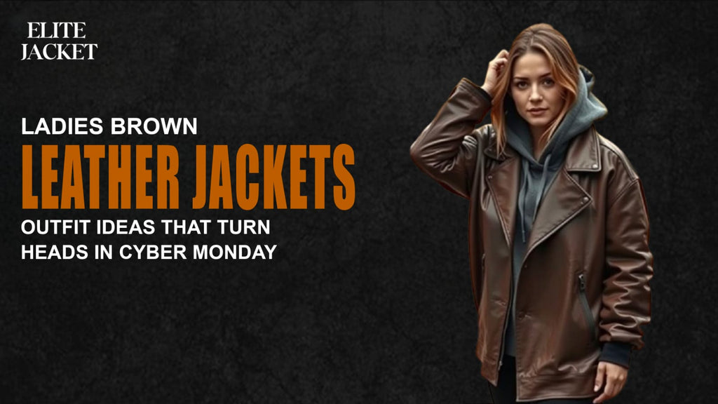 Ladies Brown Leather Jacket Outfit Ideas That Turn Heads in Cyber Monday