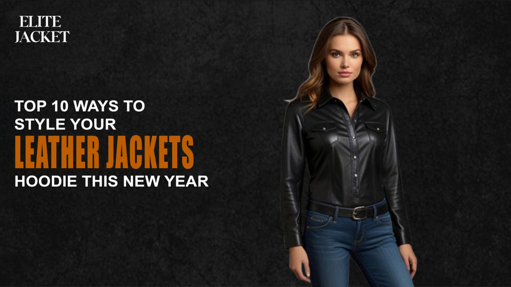 Top 10 Ways to Style Your Leather Jacket Hoodie This New Year