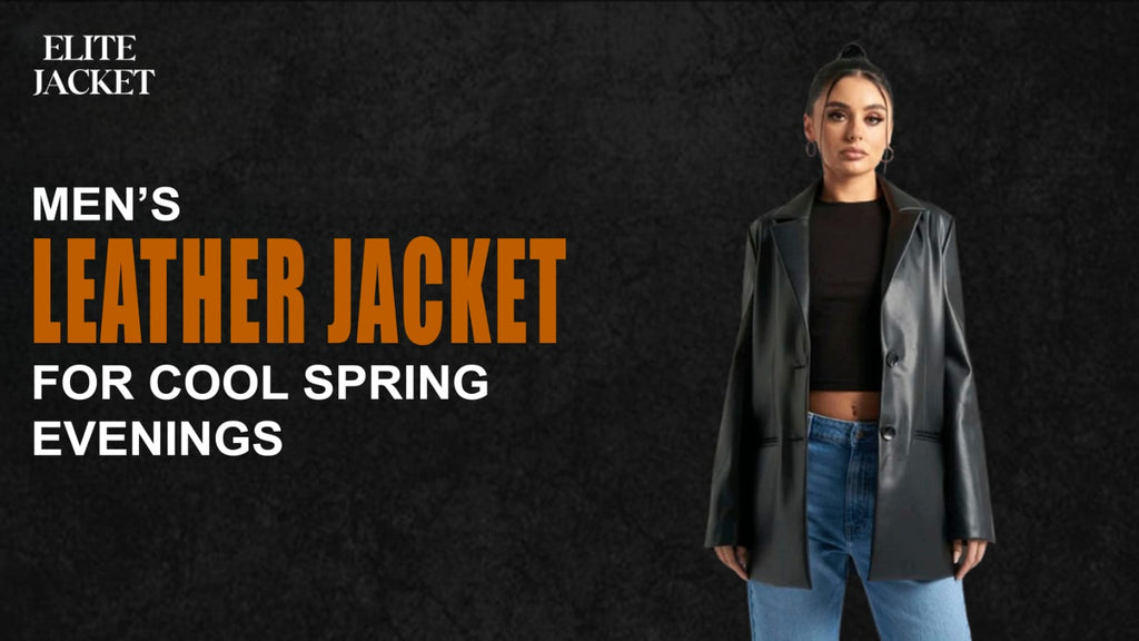 Men’s Leather Jackets for Cool Spring Evenings