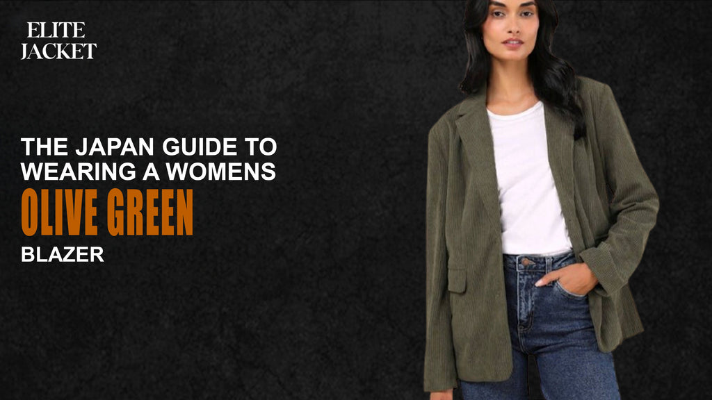 The Japan Guide to Wearing a Womens Olive Green Blazer