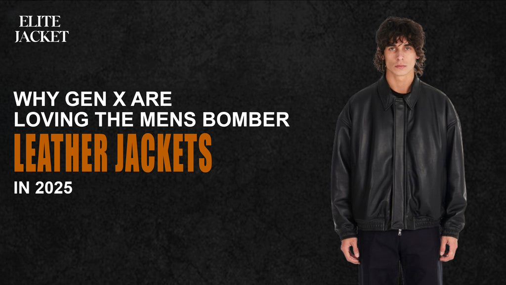 Why Gen X Are Loving the Mens Bomber Leather Jacket in 2025