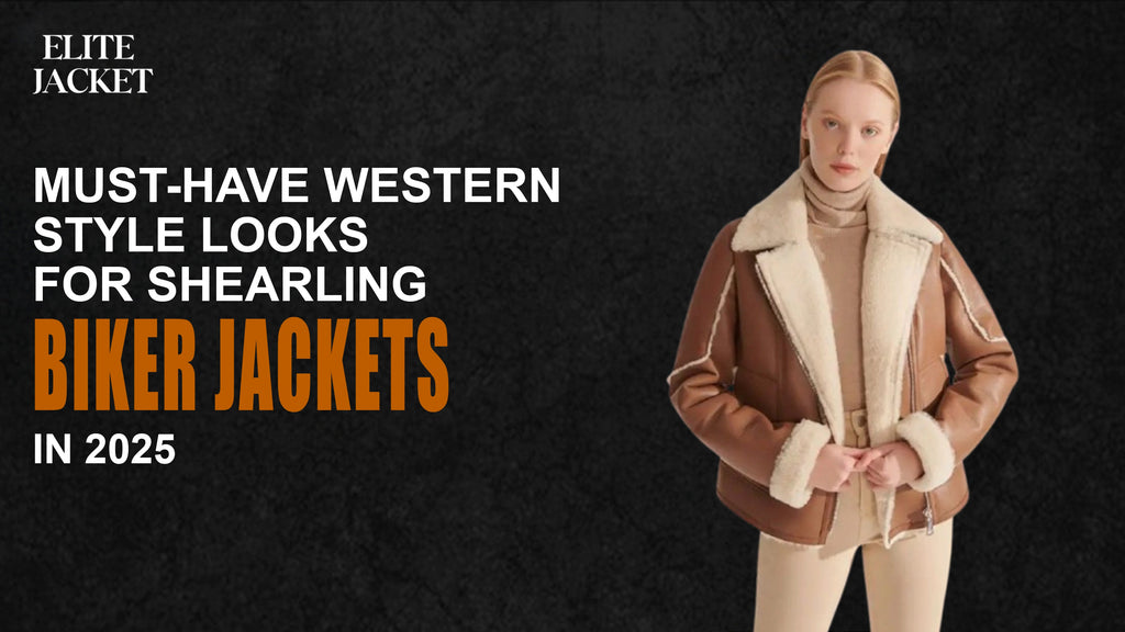 Must-Have Western Style Looks for Shearling Biker Jacket
