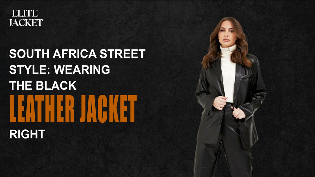 South Africa Street Style: Wearing the Black Leather Jacket Right
