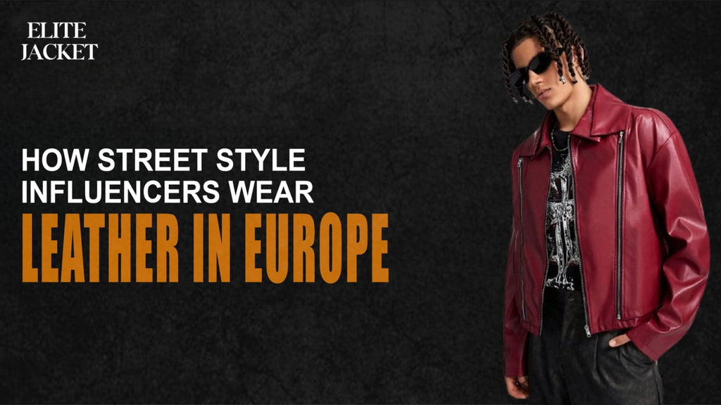 How Street Style Influencers Wear Leather in Europe