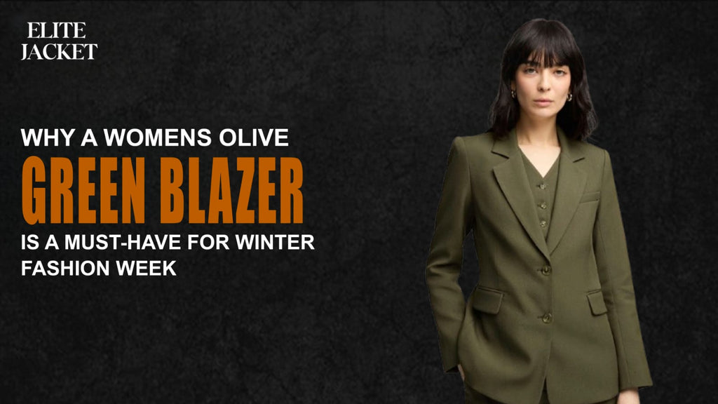 Why a Women’s Olive Green Blazer Is a Must-Have for Winter Fashion Week