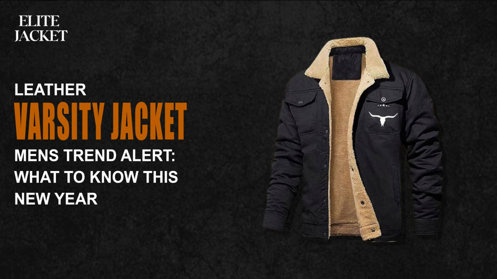 Leather Varsity Jackets for Men: Trend Alert for the New Year