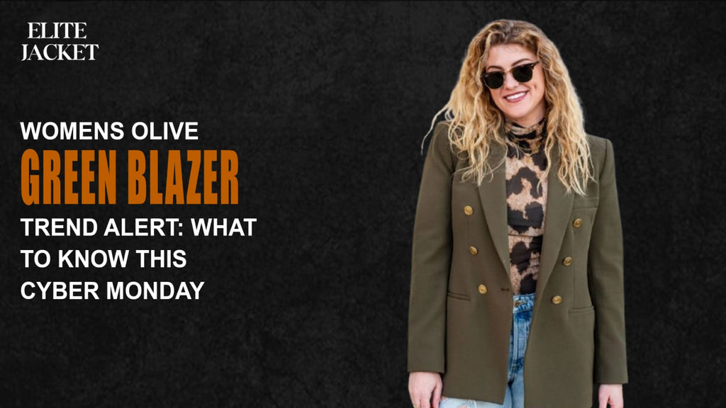 Women’s Olive Green Blazer Trend Alert: What to Know This Cyber Monday
