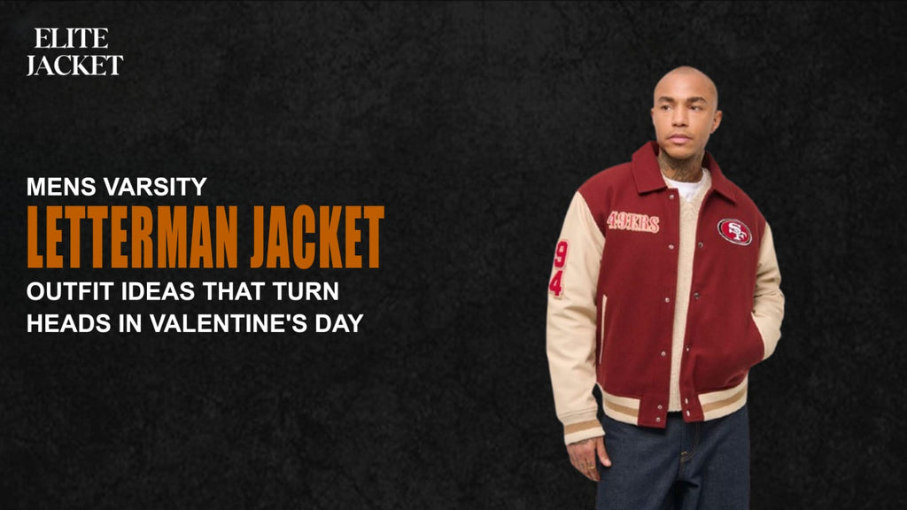 Mens varsity letterman jackets Outfit Ideas That Turn Heads in Valentine's Day