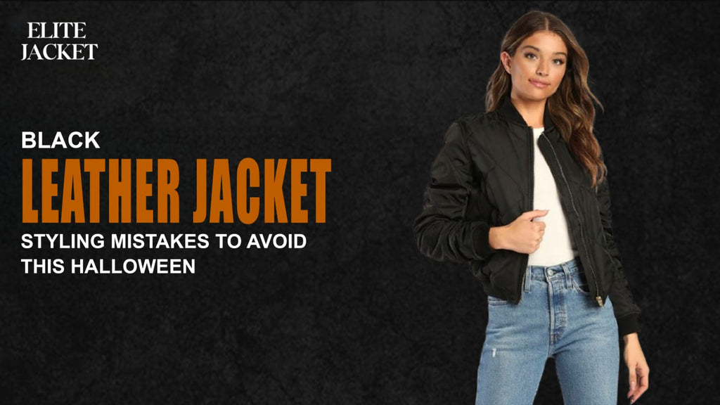 Black Leather Jacket Styling Mistakes to Avoid This Halloween