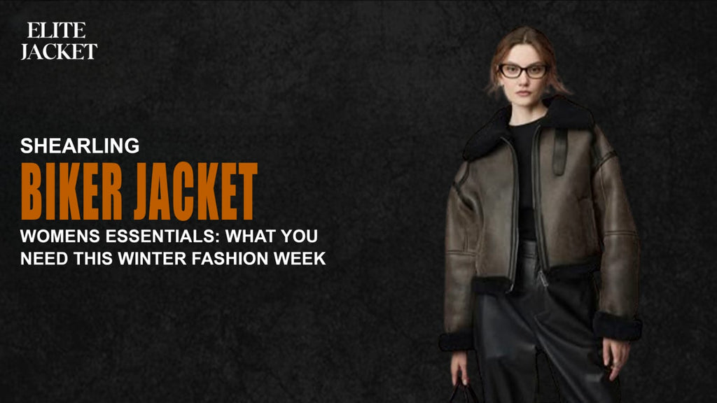 Shearling Biker Jacket Womens Essentials: What You Need This Winter Fashion Week