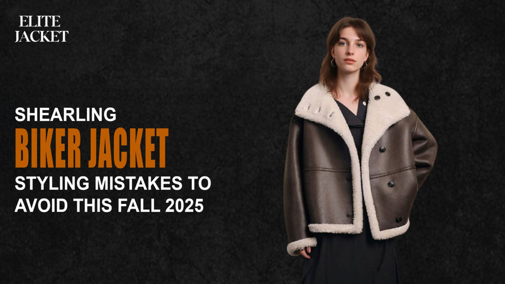 Shearling Biker Jacket Styling Mistakes to Avoid This Fall 2025