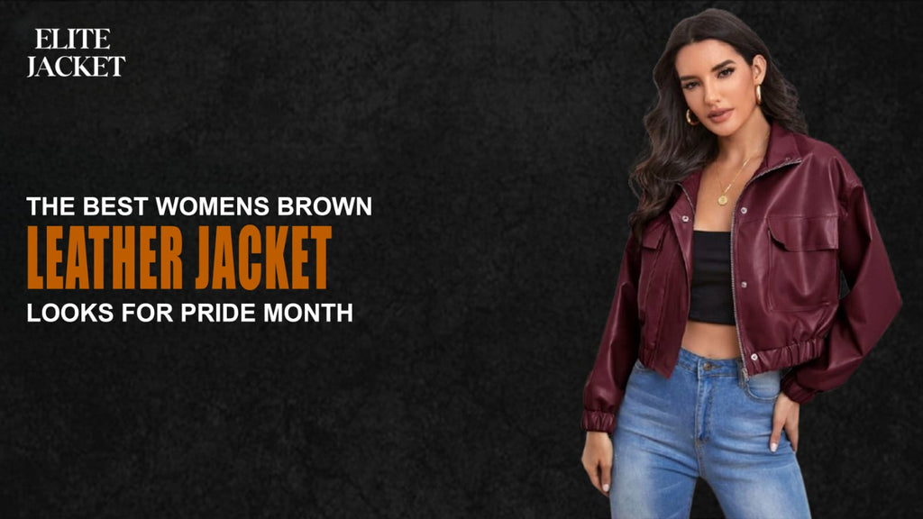 The Best Women’s Brown Leather Jacket Looks for Pride Month