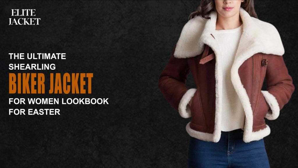 The Ultimate Shearling Biker Jacket for Women Lookbook for Easter