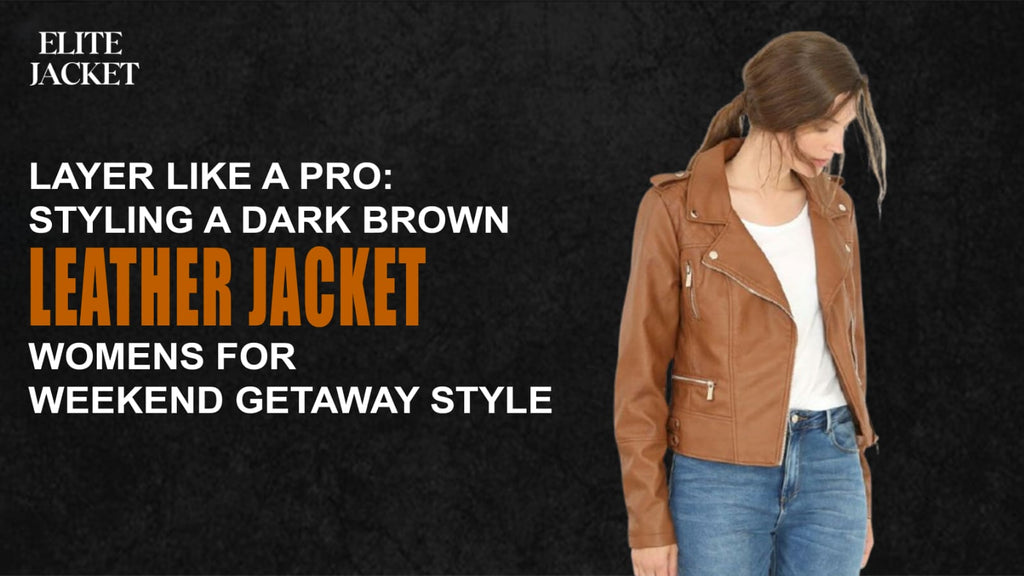 Styling a Brown Leather Jacket for Winter Fashion Week