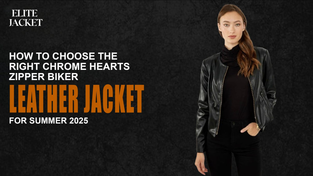 How to Choose the Right Chrome Hearts Zipper Biker Leather Jacket for Summer 2025