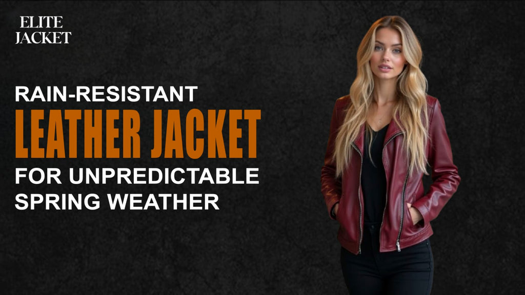 Rain-Resistant Leather Jackets for Unpredictable Spring Weather
