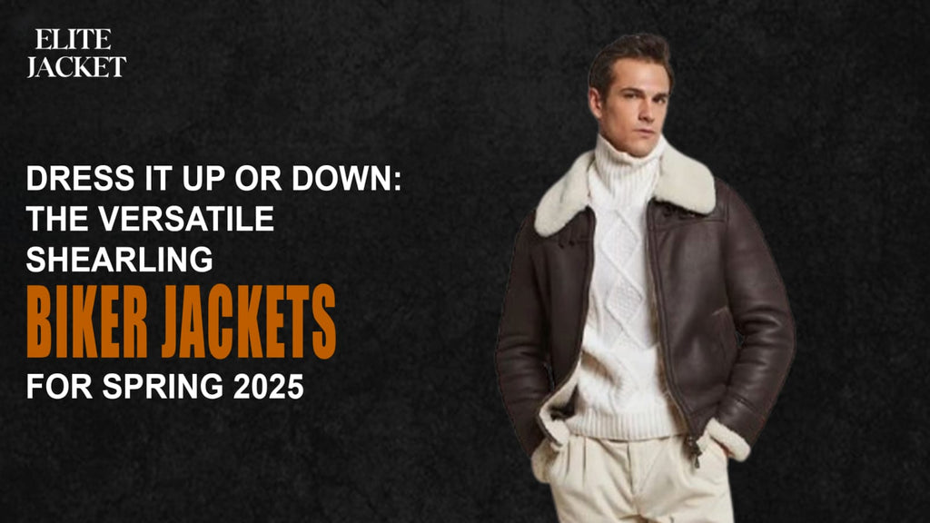 The Versatile Shearling Biker Jackets for Spring 2025