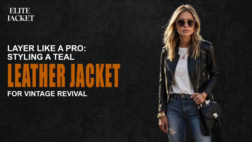 Layer Like a Pro: Styling a Teal Leather Jacket for Vintage Revival