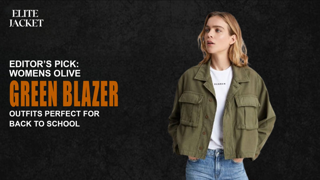 Editor’s Pick: Women’s Olive Green Blazer Outfits Perfect for Back to School