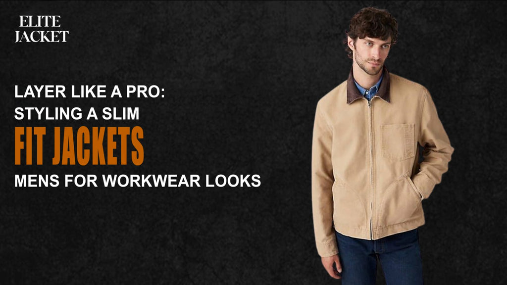 Layer Like a Pro: Styling a Slim Fit Jacket Men’s for Workwear Looks