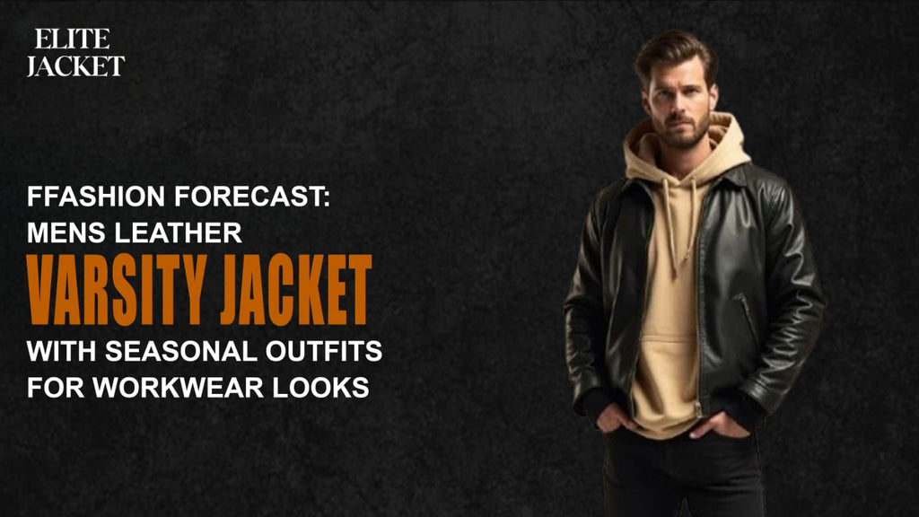 Fashion Forecast: Mens Leather Varsity Jackets to Try in Holiday Party Outfits