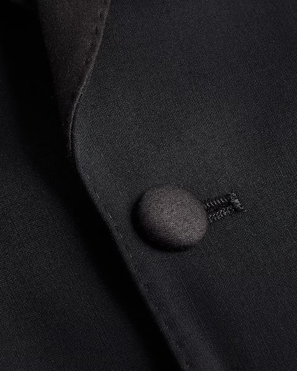 Mens Premium Black Tuxedo Suit | Elite Jacket