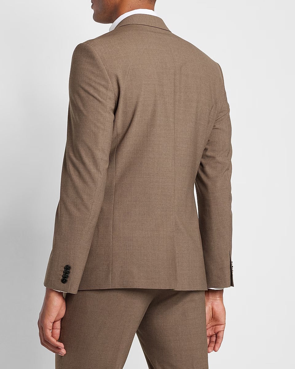 Vintage Brown Tuxedo Suit For Men | Elite Jacket