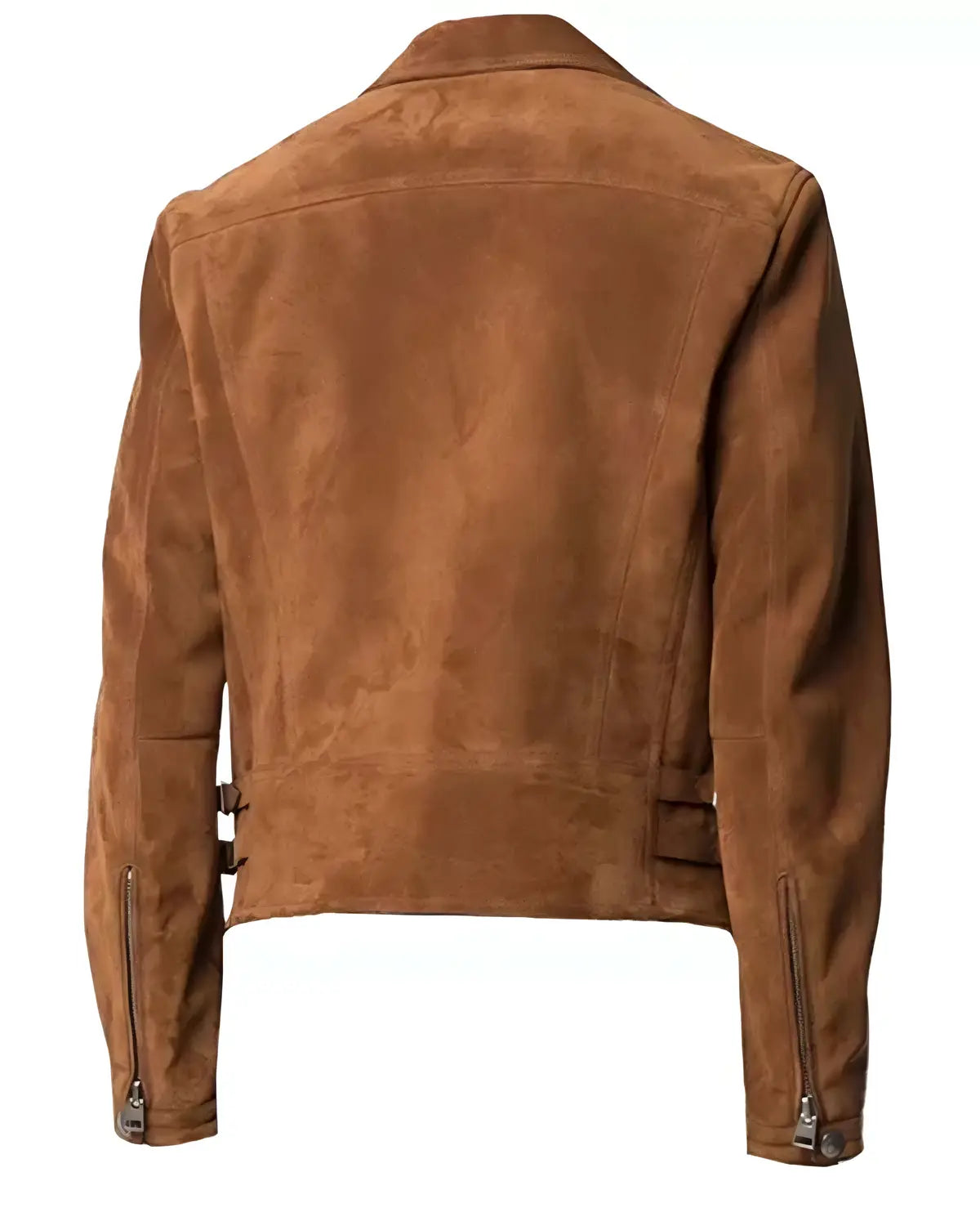 Brown Suede Moto Jacket For Mens | Elite Jacket