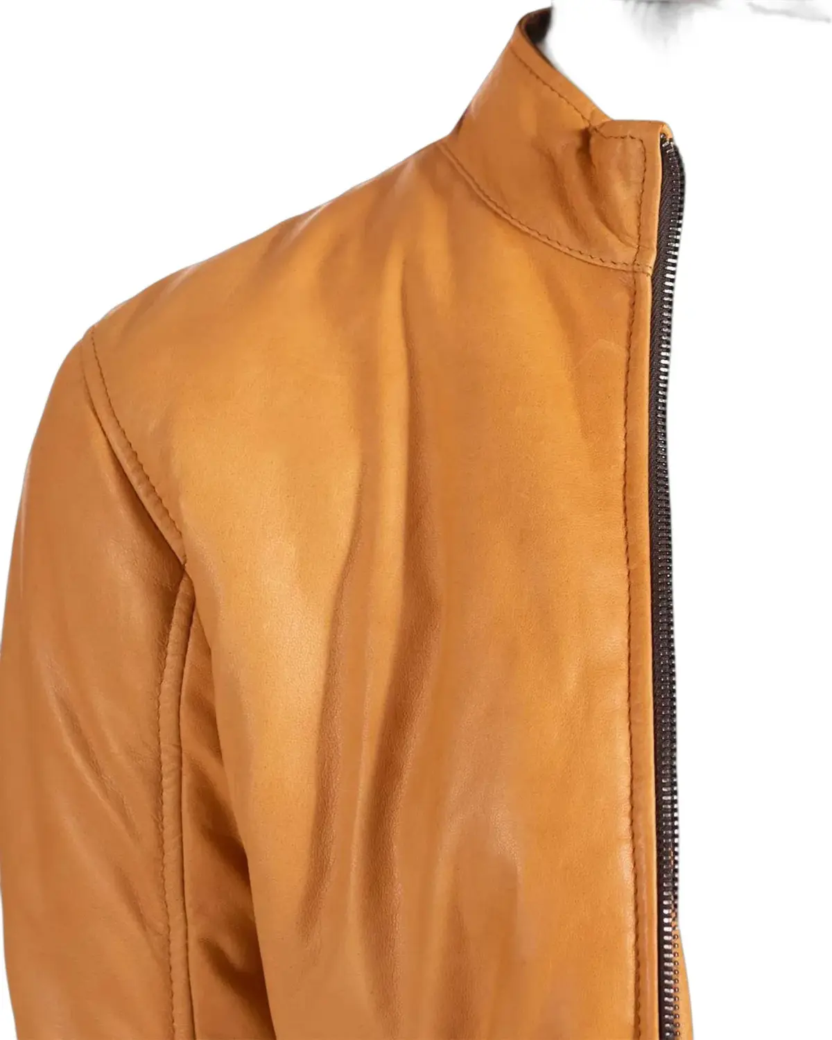 Womens Iconic Yellow Bomber Leather Jacket | Elite Jacket