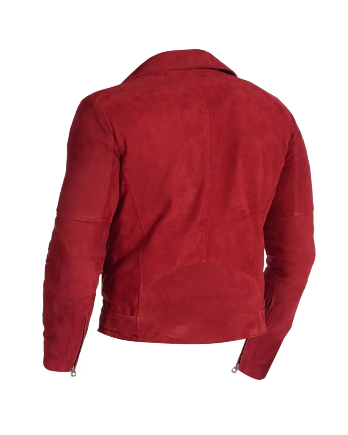 Mens Burgendy Red Suede Leather Jacket | Elite Jacket