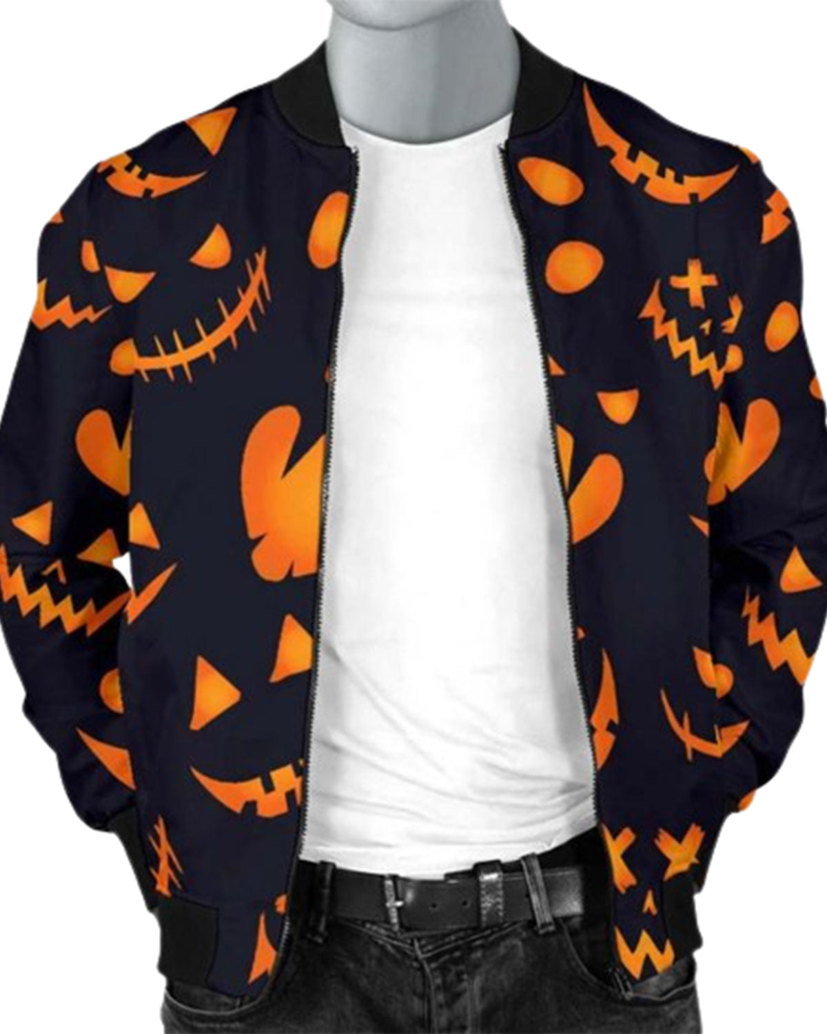 Elite Halloween Pumpkins Pattern Jacket