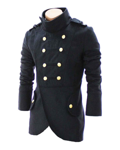 Double Breasted Captains Half Casual Coat | Elite Jacket