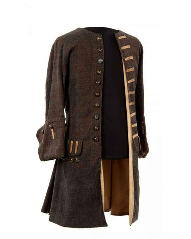 Pirates Of The Caribbean Johnny Depp Wool Coat