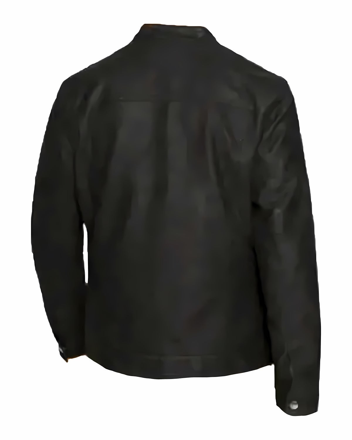 Mens Black Classic Faux Leather Biker Jacket | Elite Jacket