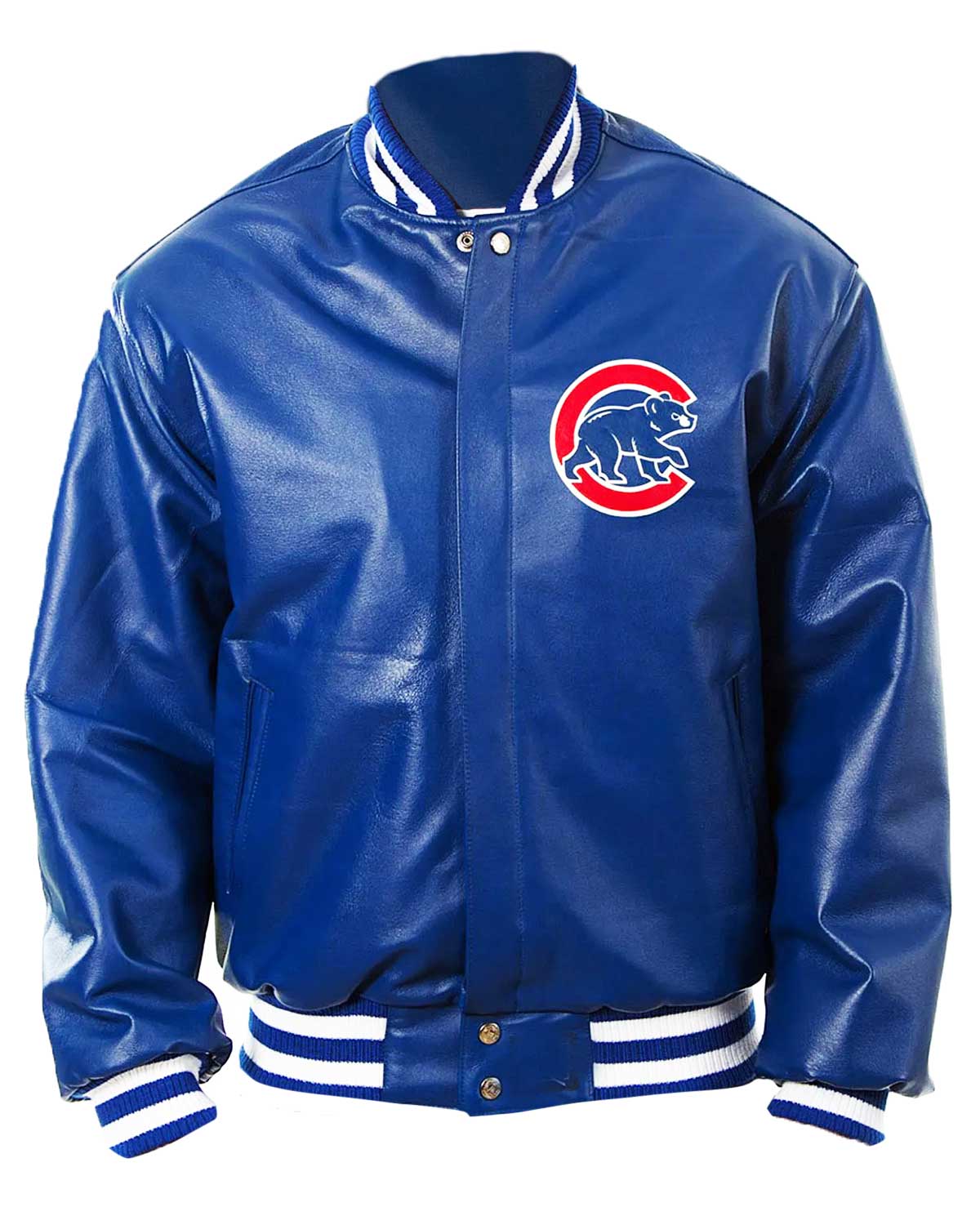 Chicago Cubs Royal Blue Letterman Leather Jacket | Elite Jacket