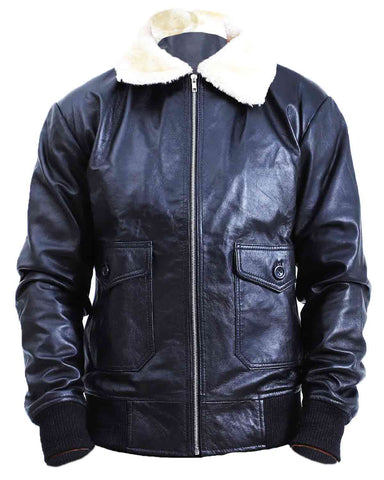 Mens Flight Aviator Bomber Leather Jacket | Elite Jacket