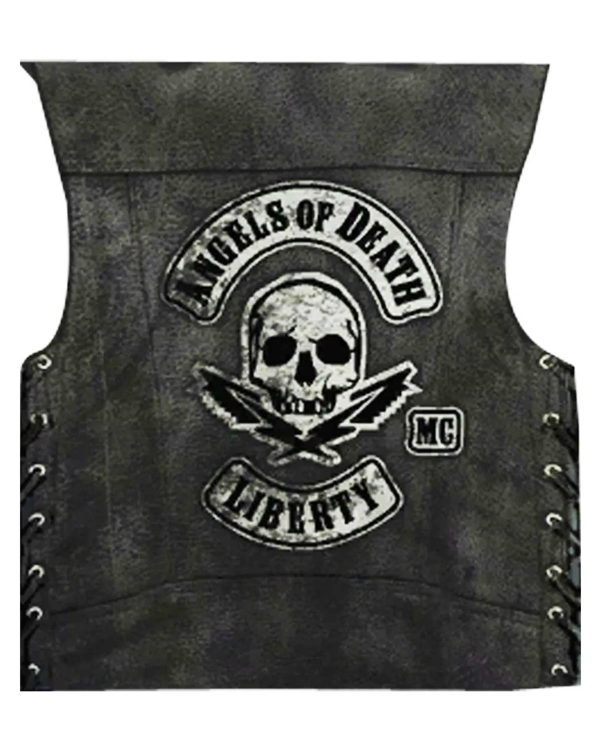 GTA Liberty City Angels of Death Leather Vest | Elite Jacket