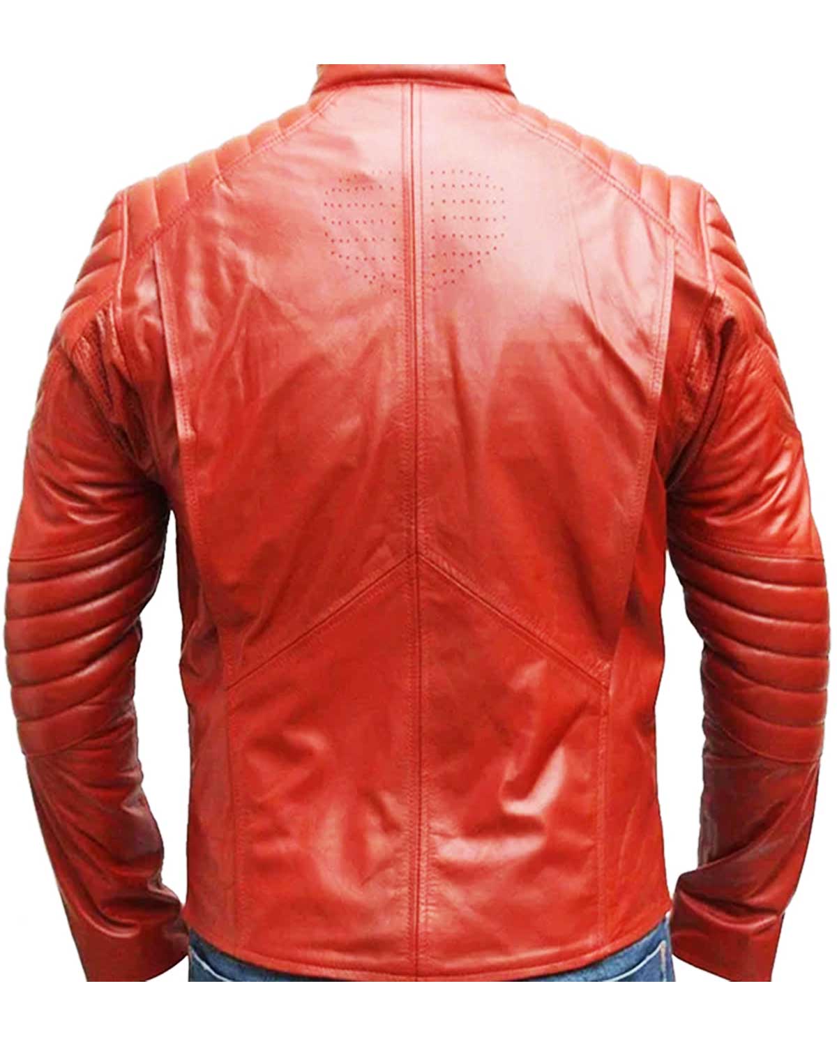 Mens Superman Justice League Red Leather Jacket | Elite Jacket