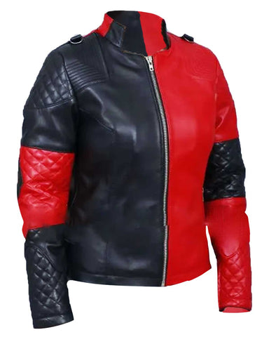 Harley Quinn Suicide Squad 2 Red Cropped Jacket | Elite Jacket