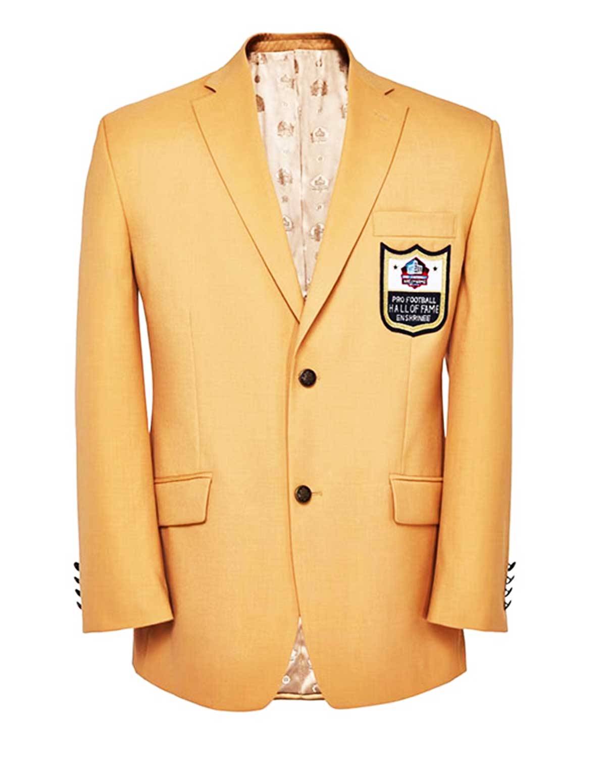 Mens NFL Pro Football Hall Of Fame Gold Jacket | Elite Jacket