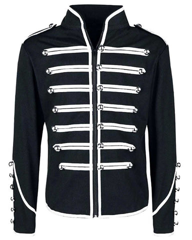 The Black Prade My Chemical Romance Military Leather Jacket 